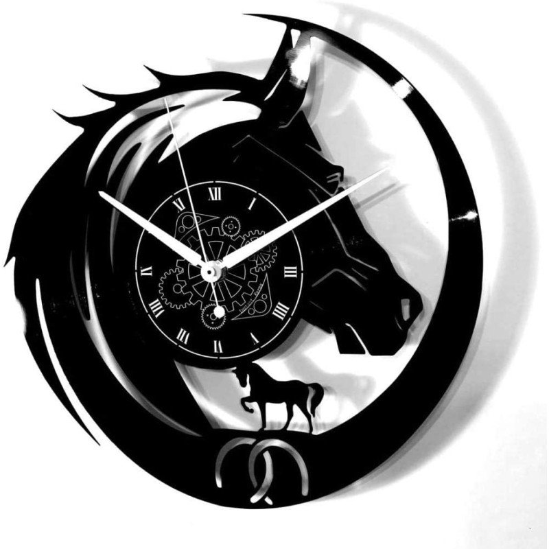Kello Hevonen musta