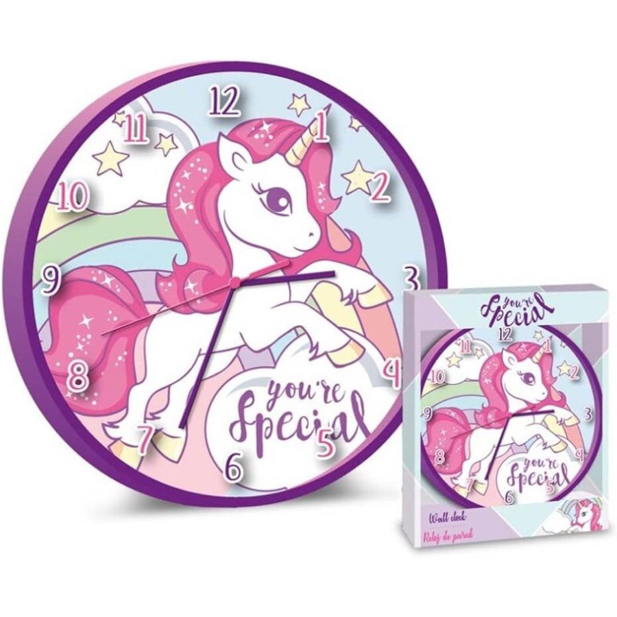 Seinäkello Lasten yksisarvinen heppa