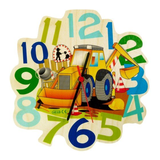 Seinäkello Traktori wood
