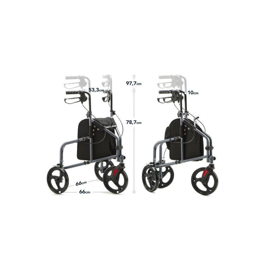 Rollaattori Kolmipyörä trike