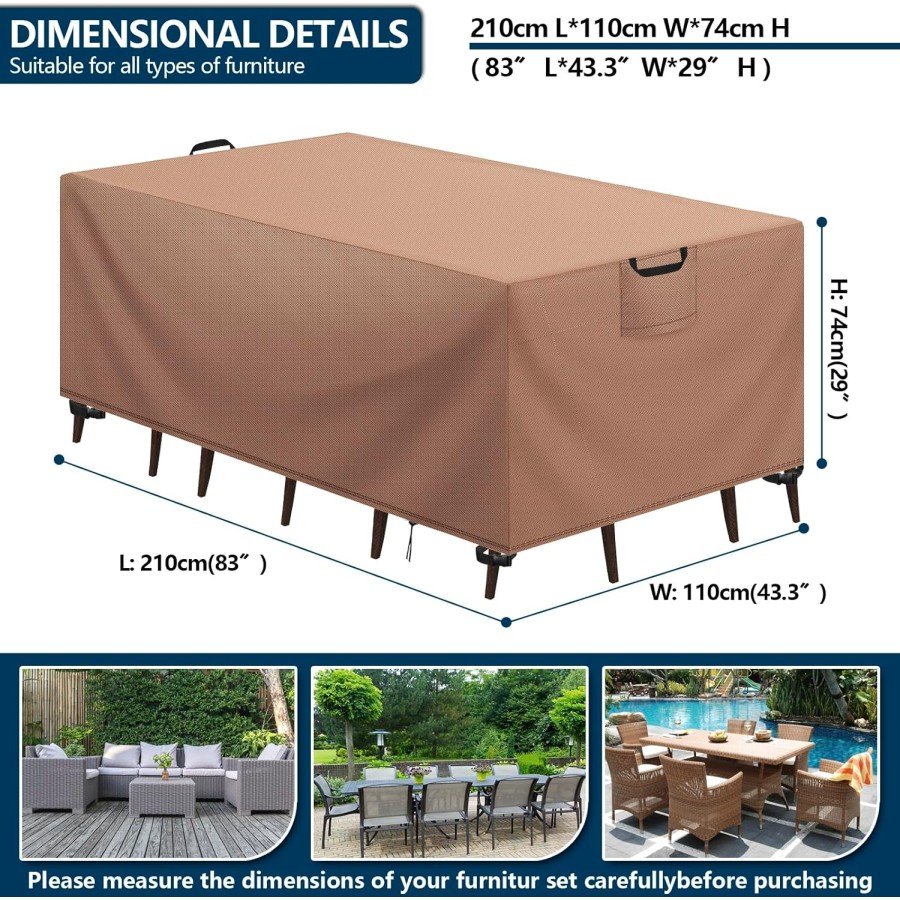 Ulkokalusteiden suojapeite 210cm