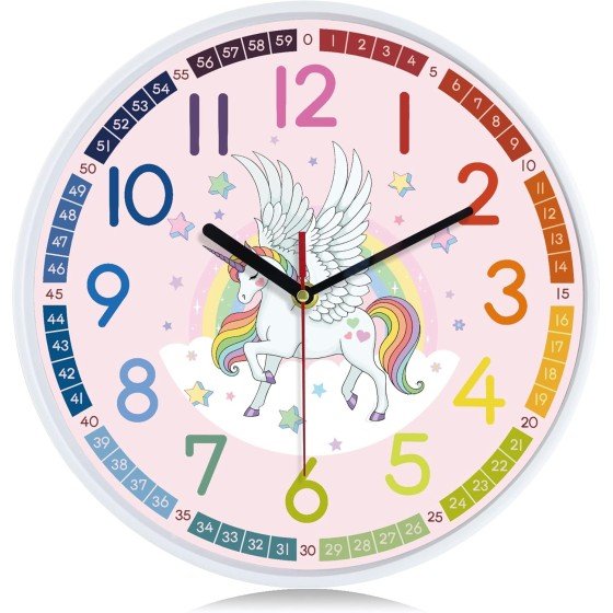 Seinäkello Lasten yksisarvi