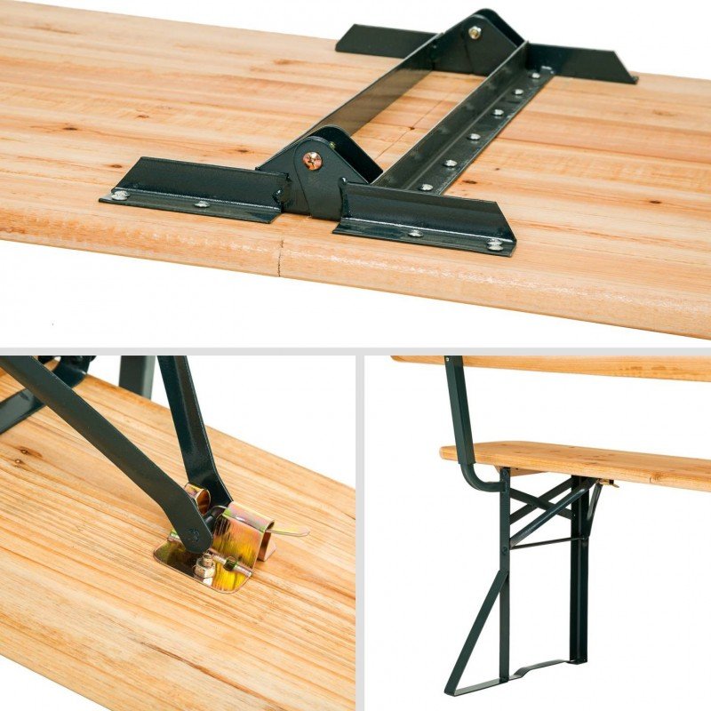 Juhlapöytä ja tuolit 220cm