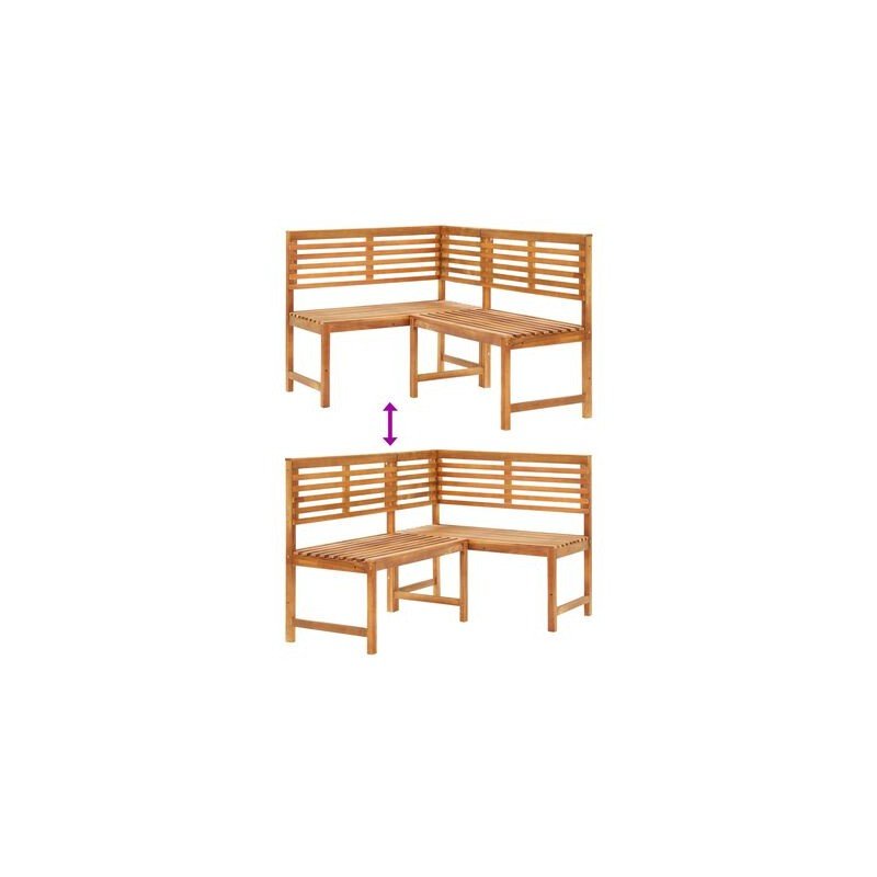 Puutarhapenkki Kulma